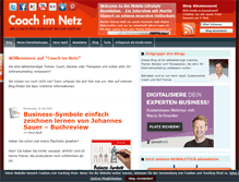Tablet Screenshot of coach-im-netz.de